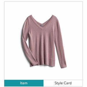 Chaya Double V-neck sweater XL